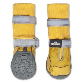 Dog Helios 'Traverse' Premium Grip High-Ankle Outdoor Dog Boots (Color: yellow, size: X-Large)