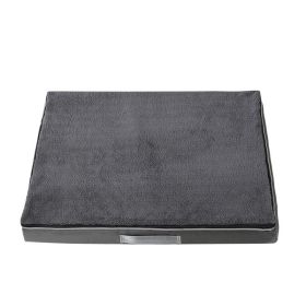 Memory Foam Pet Autumn And Winter Waterproof Gasket (Option: Dark Gray-120X75X10CM)